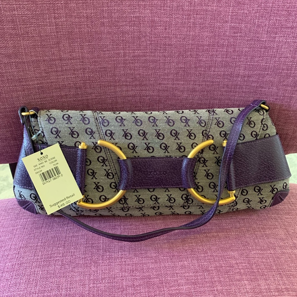 Xoxo purse - Vintage purple purse